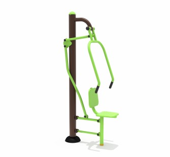 單人坐推訓練器