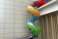 合肥奧體小學不銹鋼滑梯項目