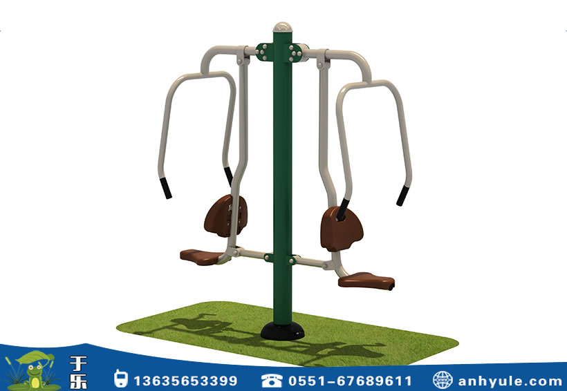 戶外健身器材雙人坐推器 戶外健身器材雙人坐推器