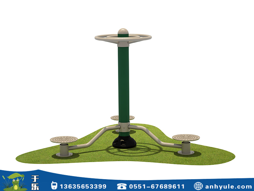 戶外健身設(shè)備三人扭腰器 戶外健身設(shè)備三人扭腰器