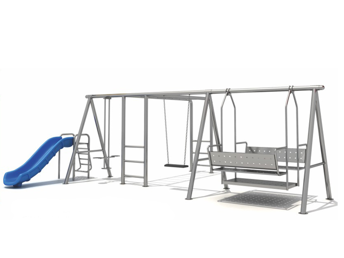兒童滑梯秋千組合