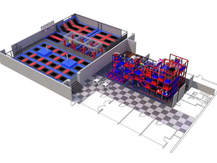 大型蹦床設(shè)備