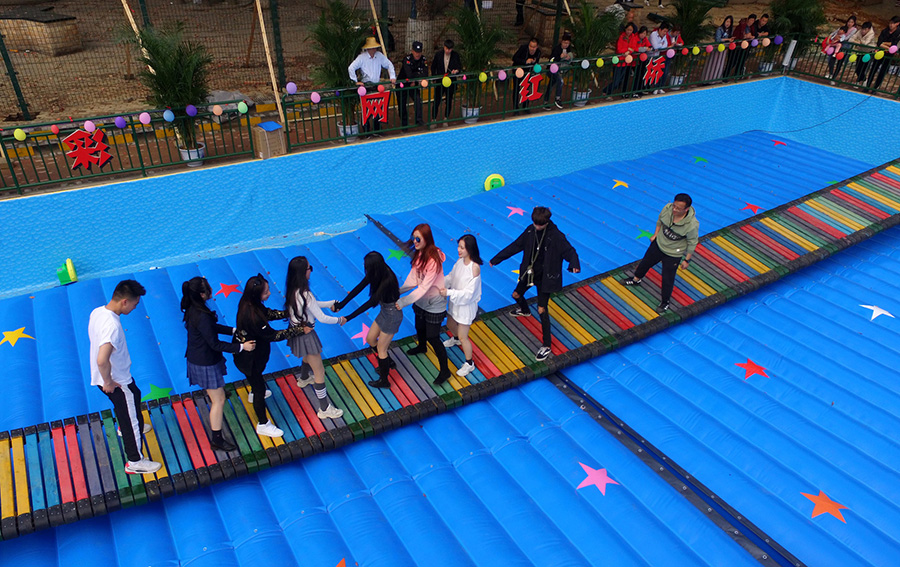 戶外彩虹橋游樂(lè)設(shè)備 戶外彩虹橋游樂(lè)設(shè)備