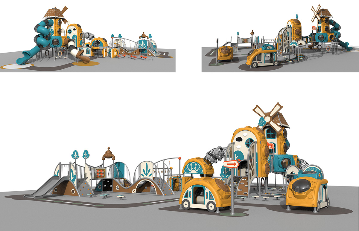 大型組合滑梯設(shè)備 大型組合滑梯設(shè)備