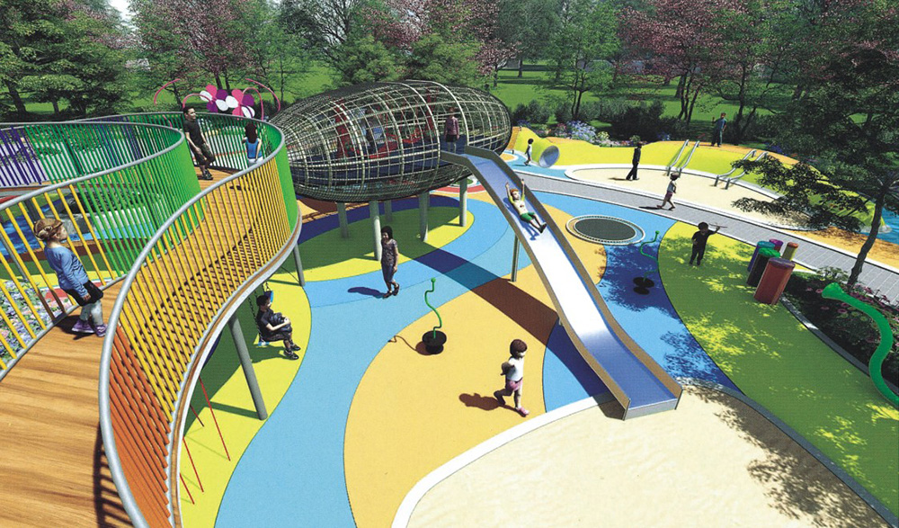 大型不銹鋼滑梯 大型不銹鋼滑梯