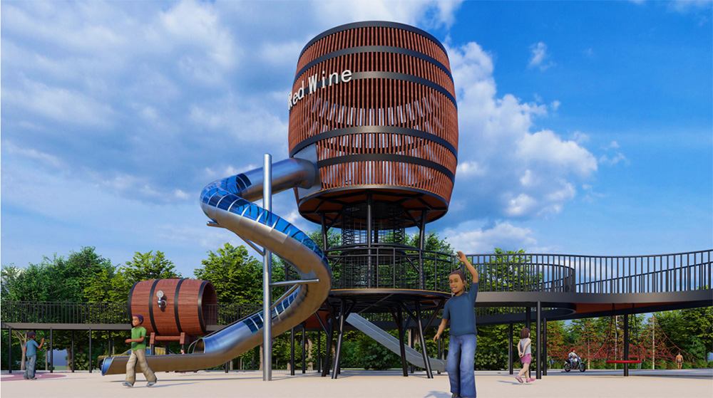 大型滑梯設備 大型滑梯設備