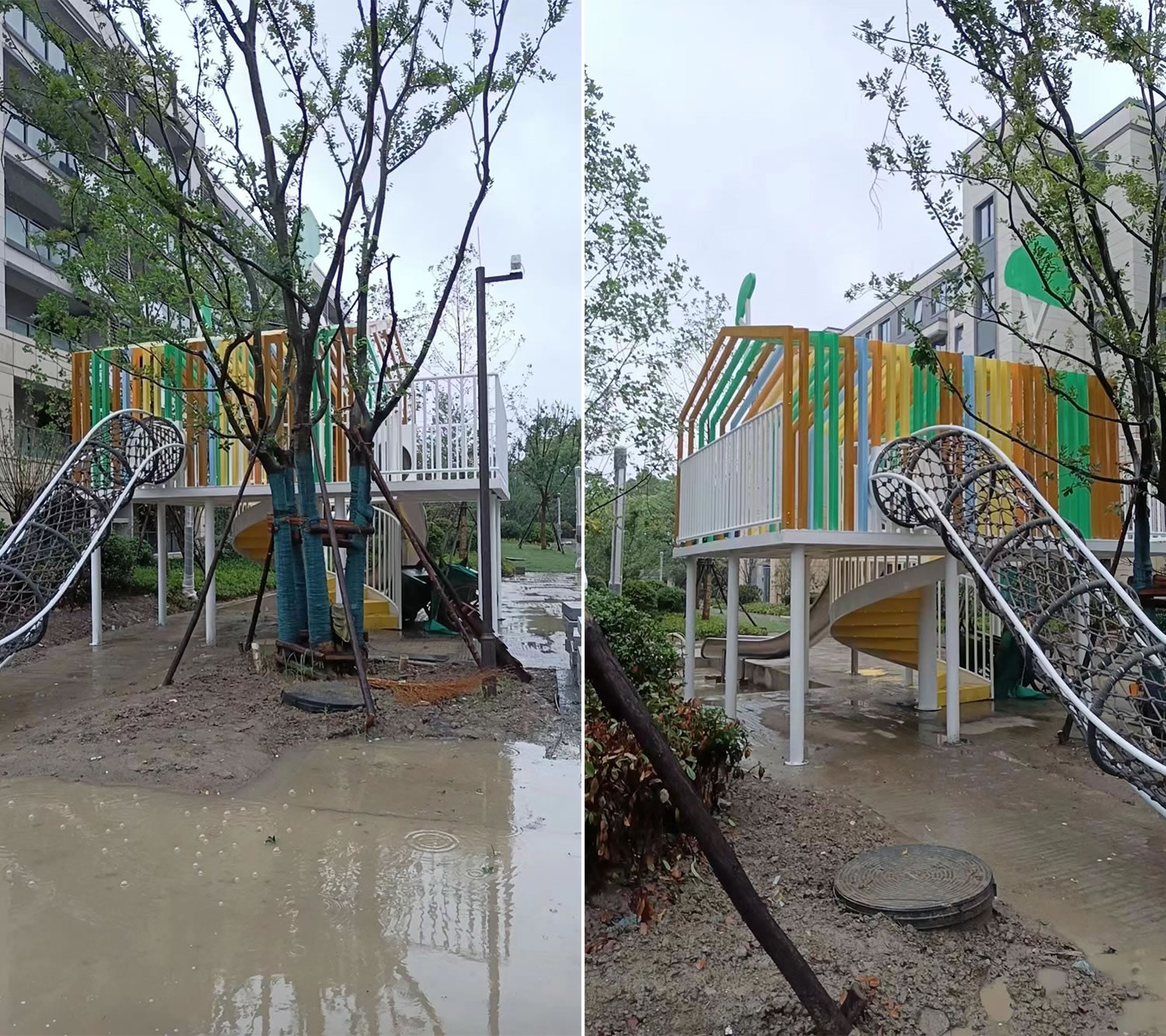 組合滑梯設(shè)備 組合滑梯設(shè)備