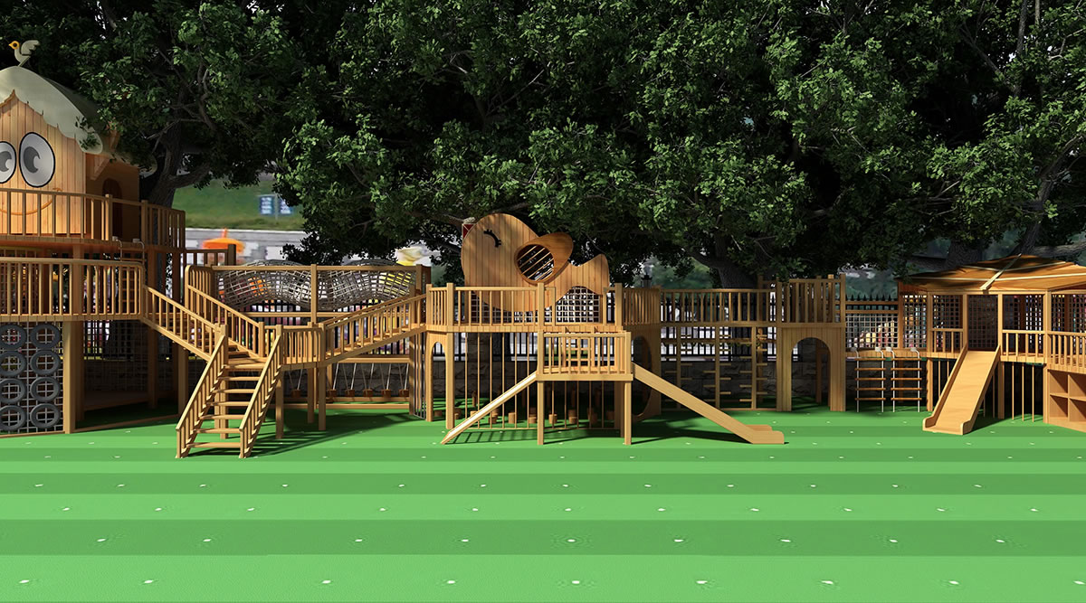 戶外木質(zhì)滑梯定制 戶外木質(zhì)滑梯定制