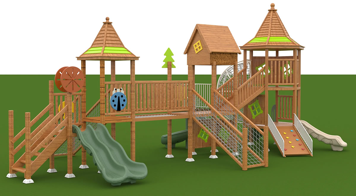 戶外木質(zhì)滑梯定制 戶外木質(zhì)滑梯定制