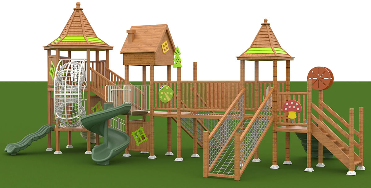 戶外木質(zhì)滑梯定制 戶外木質(zhì)滑梯定制