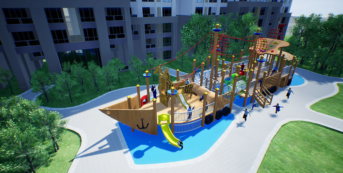 海盜船滑梯廠家 海盜船滑梯廠家