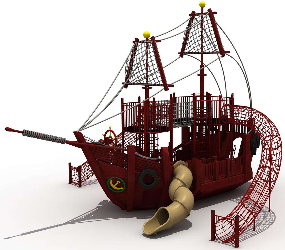 海盜船滑梯廠家 海盜船滑梯廠家