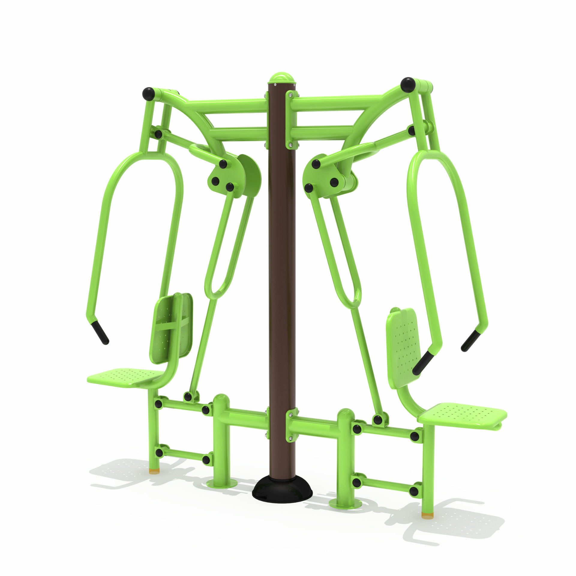 小區(qū)健身器材坐推訓練器 小區(qū)健身器材坐推訓練器