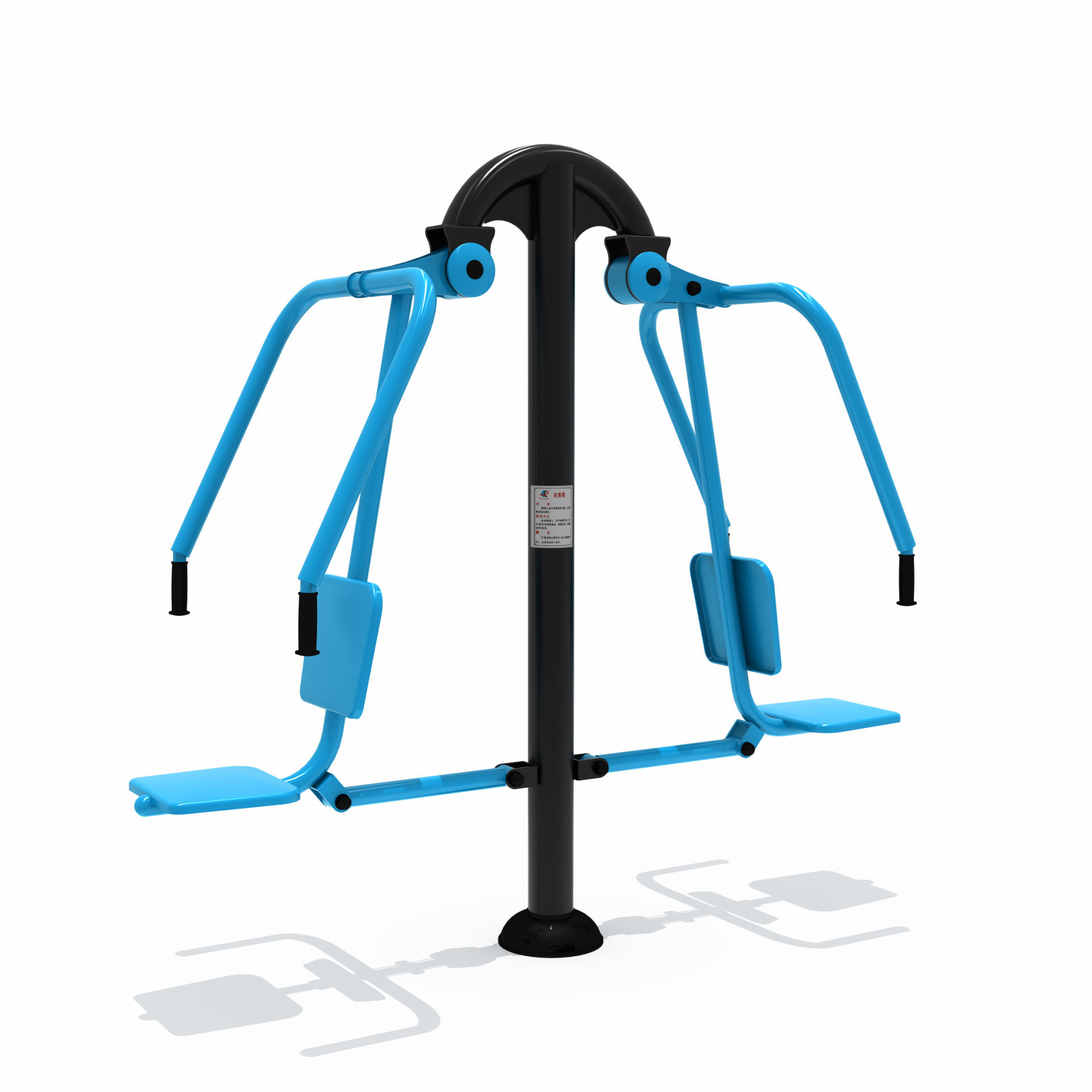 小區(qū)健身器材坐推訓練器 小區(qū)健身器材坐推訓練器