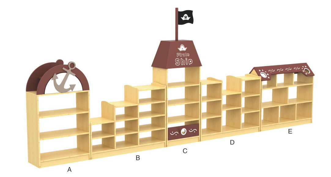 幼兒園實木組合柜 幼兒園實木組合柜